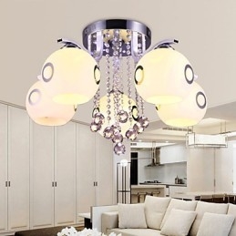 Flush Mount Crystal modern kortárs üveg