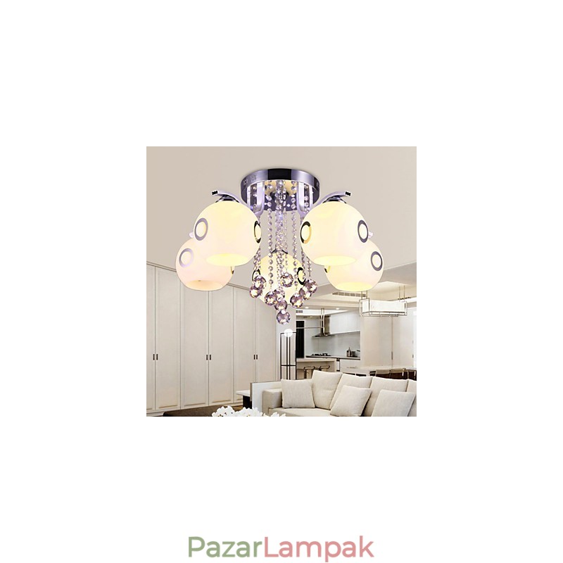 Flush Mount Crystal modern kortárs üveg
