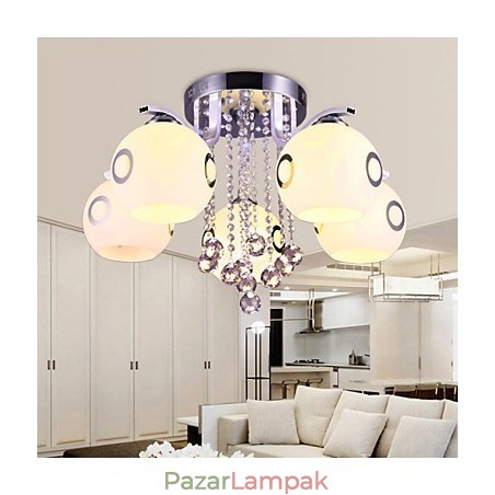 Flush Mount Crystal modern kortárs üveg Flush Mount Crystal modern kortárs üveg