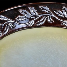 Süllyesztett szerelésű világos fehér sárga üveggyanta ezüst faragás európai klasszikus