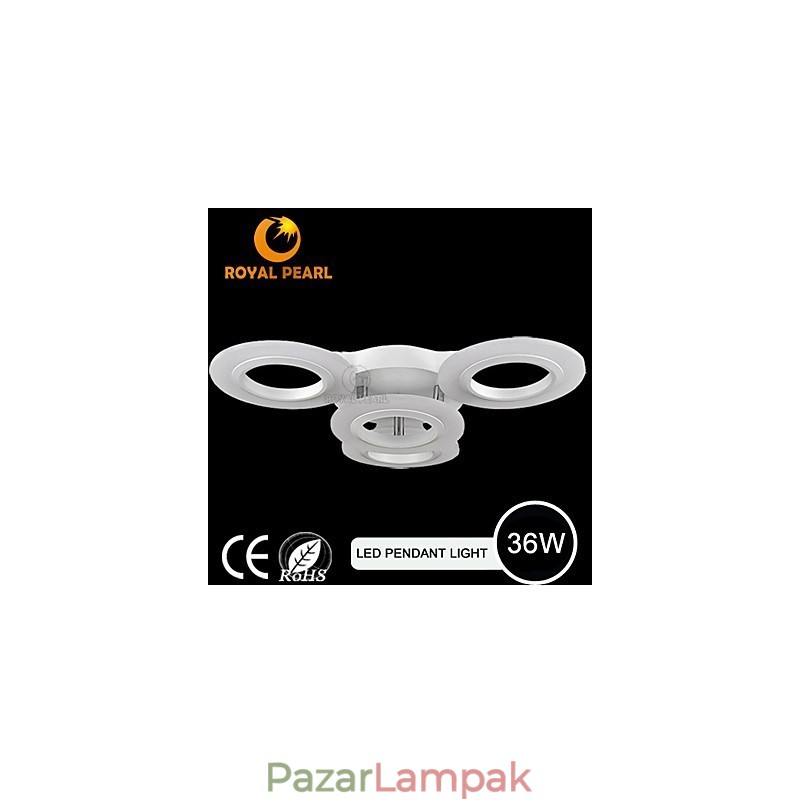 Modern függőlámpa Négy fejű akril körlámpa