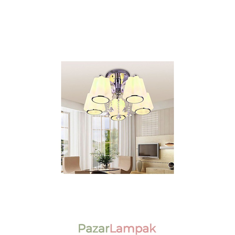 Flush Mount Crystal modern kortárs üveg