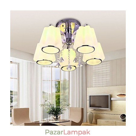 Flush Mount Crystal modern kortárs üveg Flush Mount Crystal modern kortárs üveg