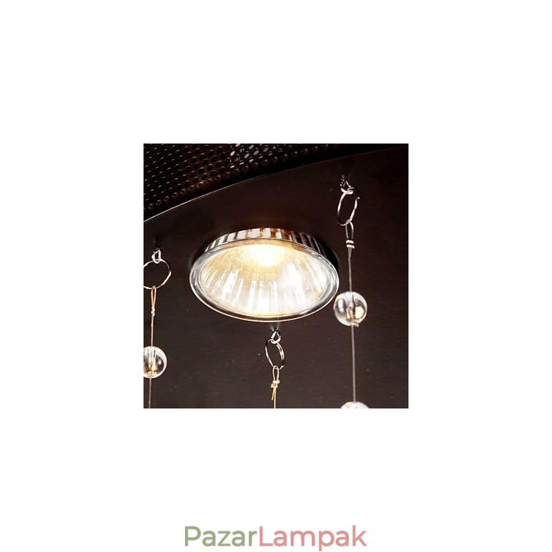 Modern, félig süllyeszthető tartó 3 Lights Butterfly ernyővel