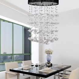 Modern, félig süllyeszthető tartó 3 Lights Butterfly ernyővel