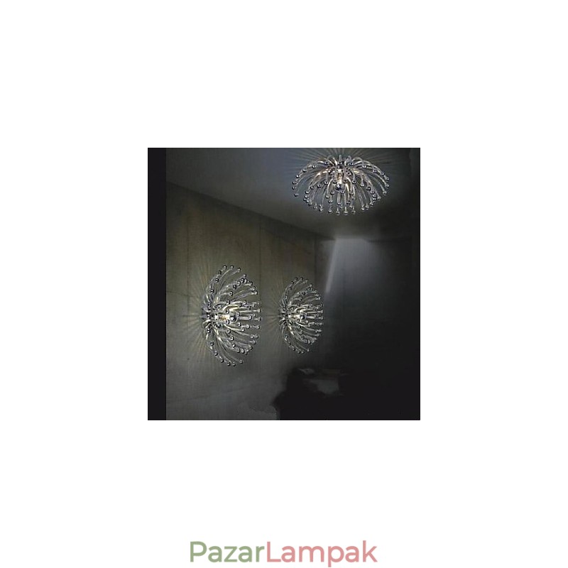 Reative Spider bevonatú tajvani fali krizantém mennyezeti lámpák
