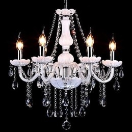Csillár Crystal Modern 6 Lights kortárs üveg