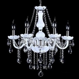 Csillár Crystal Modern 6 Lights kortárs üveg