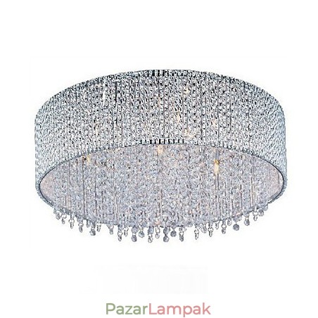 Crystal süllyesztett tartó 10 lámpával Crystal süllyesztett tartó 10 lámpával