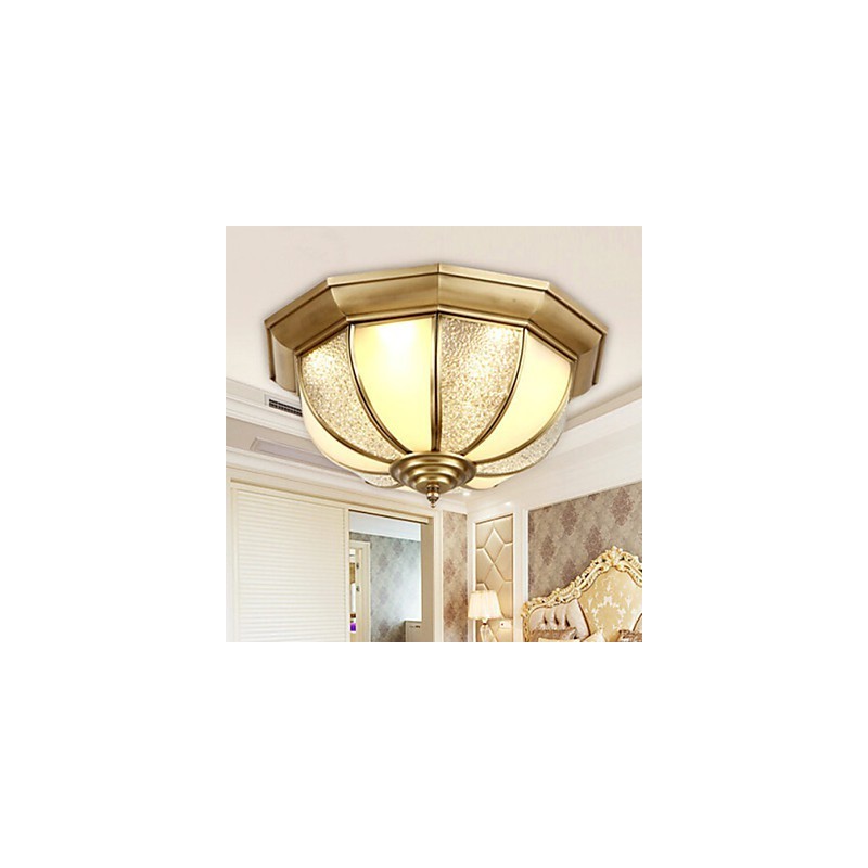 Flush Mount Crystal Modern kortárs, hagyományos klasszikus fém