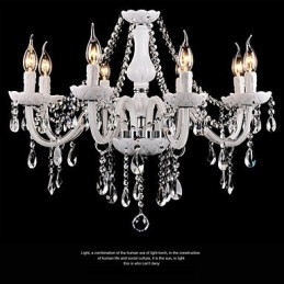 Csillár Crystal Modern 8 Lights kortárs üveg