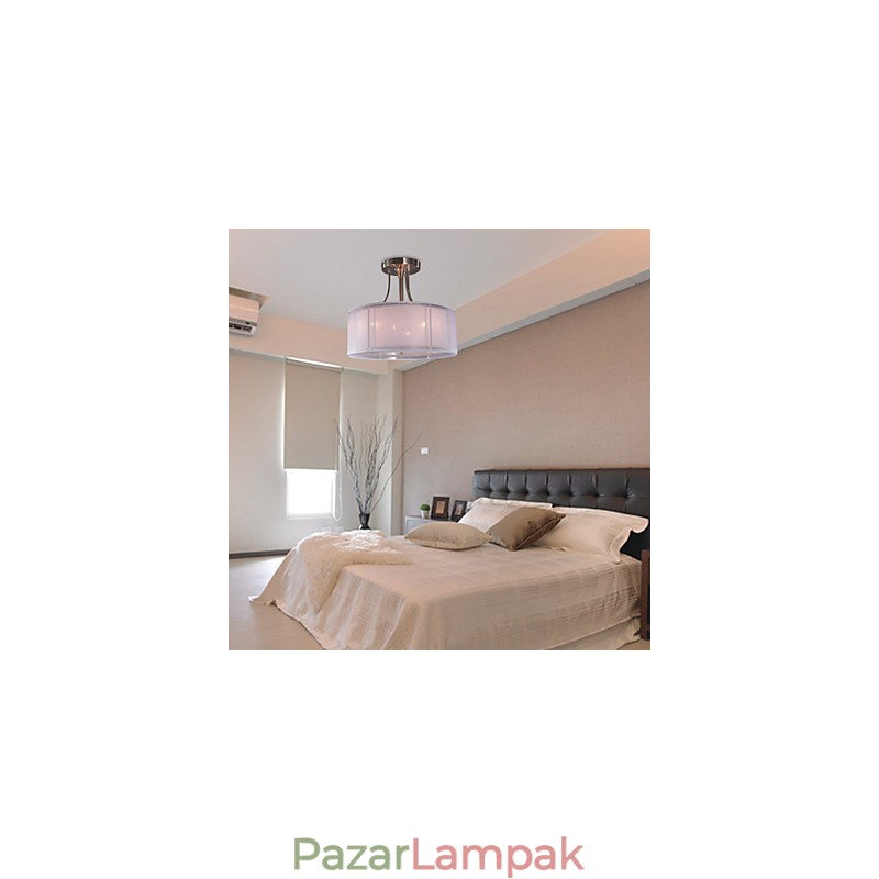 Modern akril süllyesztett tartó 3 lámpás hengeres kialakítással