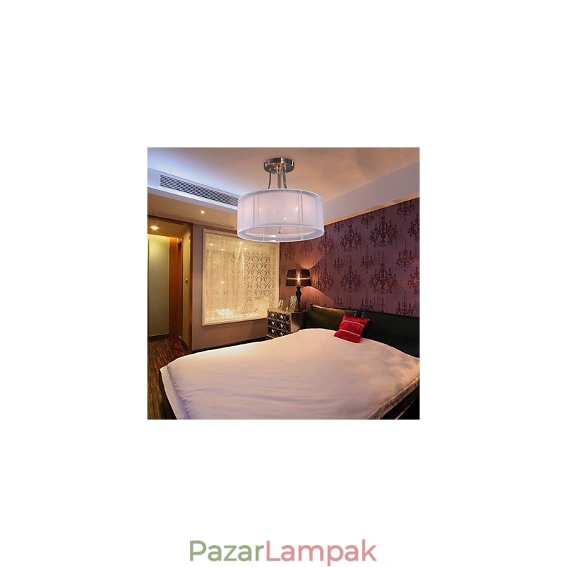 Modern akril süllyesztett tartó 3 lámpás hengeres kialakítással