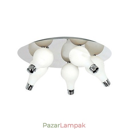 Modern süllyesztett rögzítés 5 kerek lámpával (G4 izzótalp) Modern süllyesztett rögzítés 5 kerek lámpával (G4 izzótalp)