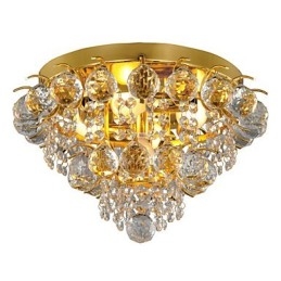 Modern Crystal süllyesztett tartó 5 lámpával