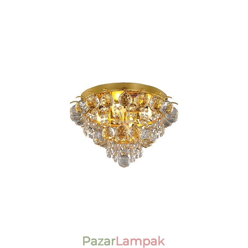 Modern Crystal süllyesztett tartó 5 lámpával
