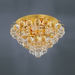 Modern Crystal süllyesztett tartó 5 lámpával