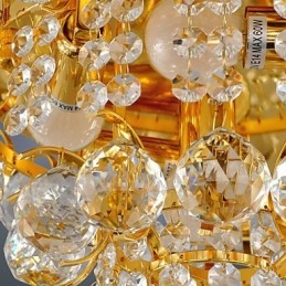 Modern Crystal süllyesztett tartó 5 lámpával