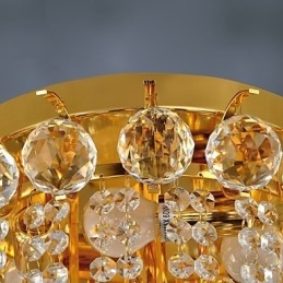Modern Crystal süllyesztett tartó 5 lámpával