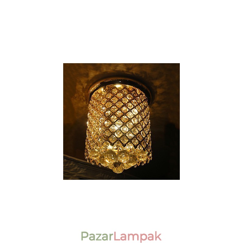 Crystal Modern süllyesztett arany spirál alakú kivitelben