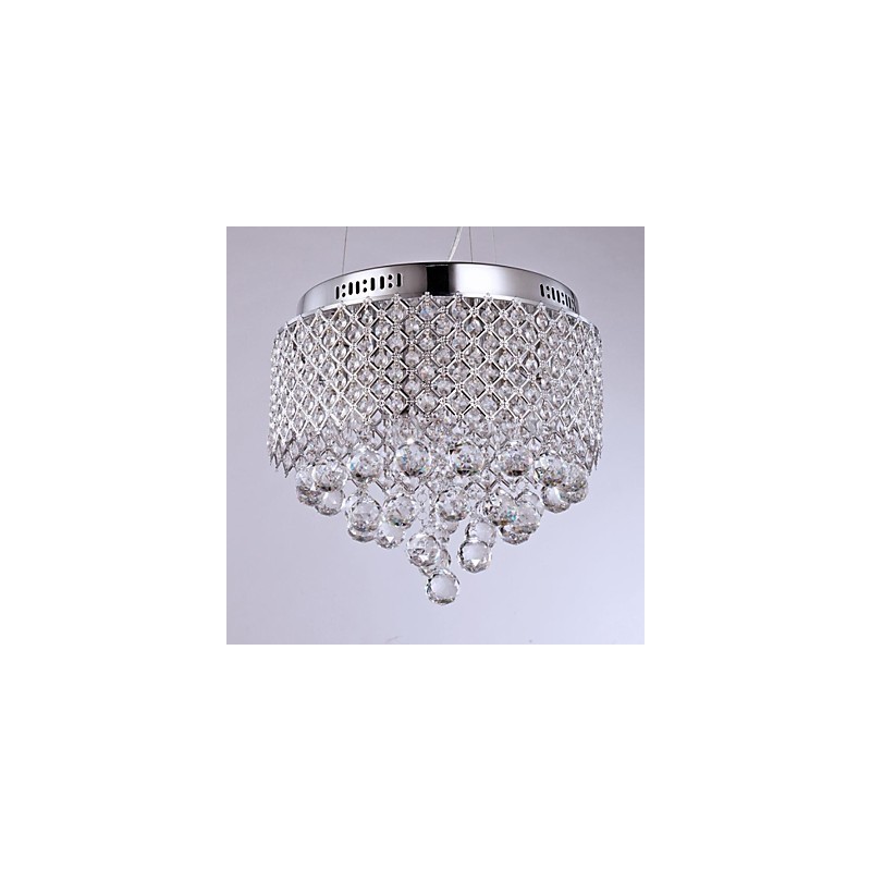 Modern, modern Crystal króm fém süllyesztett tartó