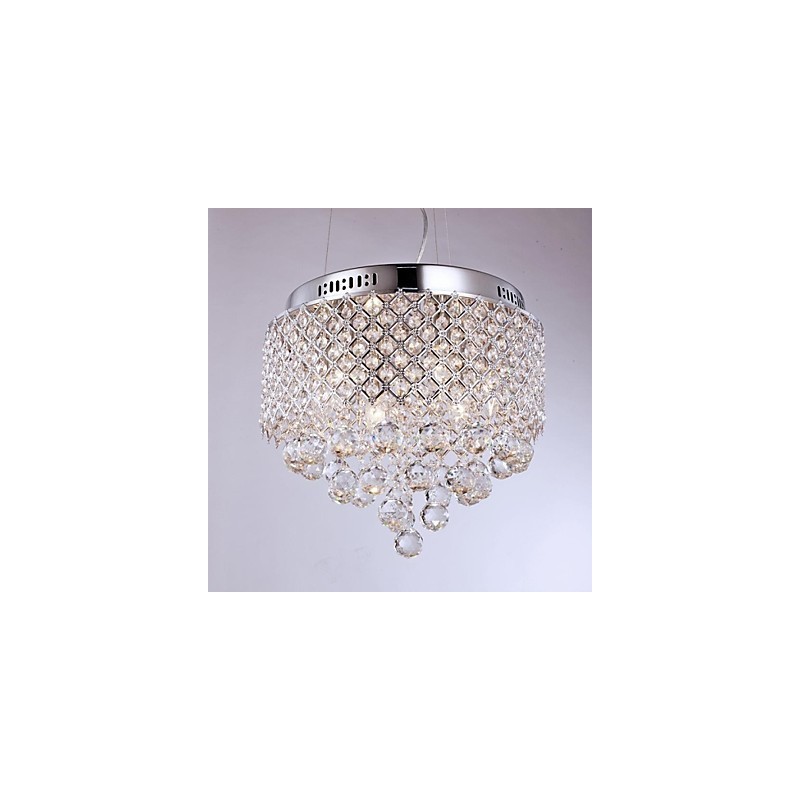 Modern, modern Crystal króm fém süllyesztett tartó