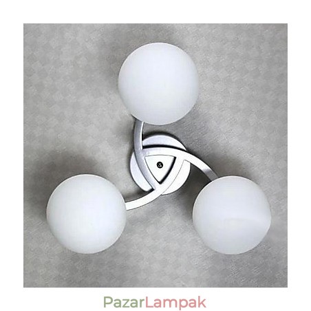 Mennyezeti lámpa 3 Light Modern Egyszerű Művészi