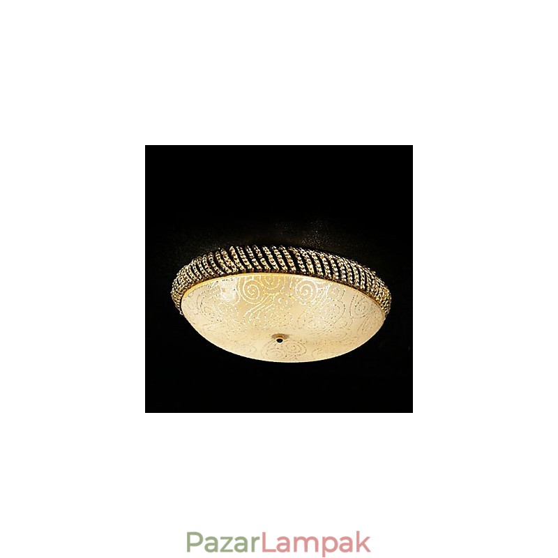 Luxus mennyezeti lámpa 4 lámpával arany színben