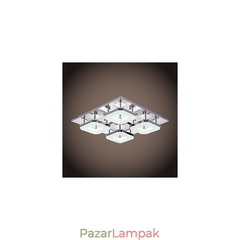 Akril süllyeszthető 4 könnyű Modern akril galvanizáló rozsdamentes acél