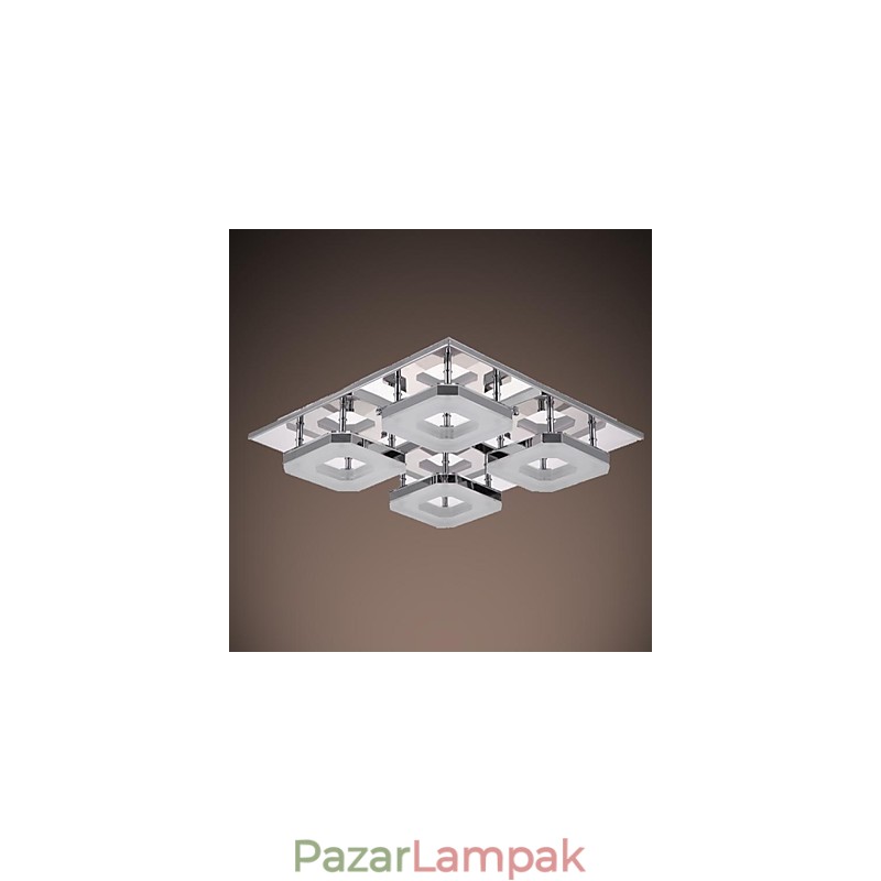 Akril süllyeszthető 4 könnyű Modern akril galvanizáló rozsdamentes acél