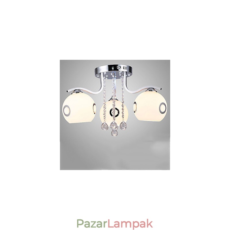 Flush Mount Crystal modern kortárs üveg