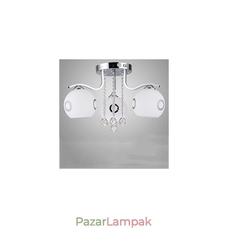 Flush Mount Crystal modern kortárs üveg