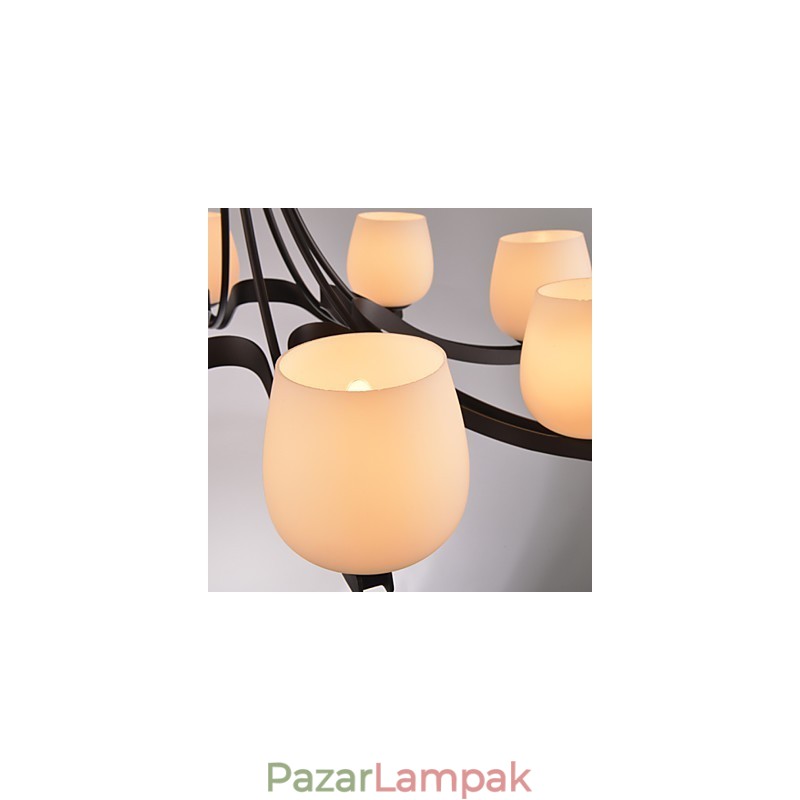 Hagyományos klasszikus Retro mini stílusú festmény fémcsillár