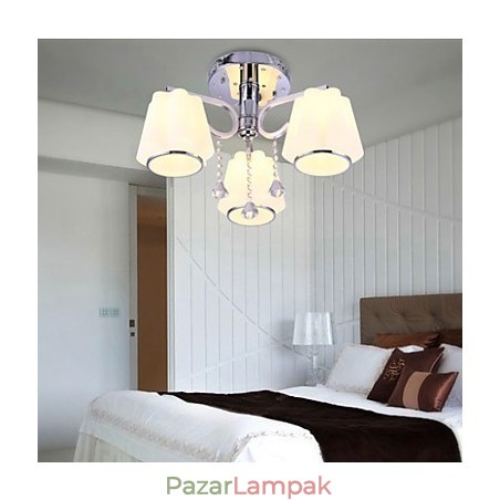 Flush Mount Crystal modern kortárs üveg