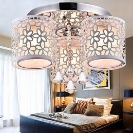 Flush Mount Crystal Modern kortárs fém