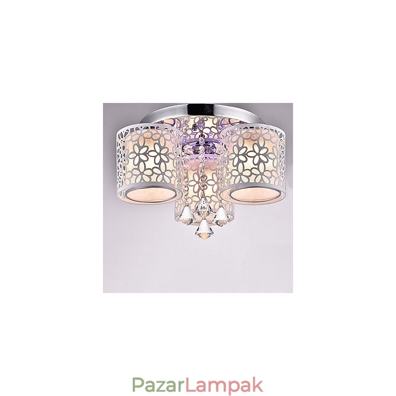 Flush Mount Crystal Modern kortárs fém