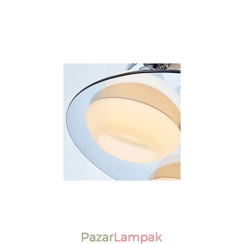 Modern mennyezeti lámpa süllyeszthető 5 lámpa kortárs fémből