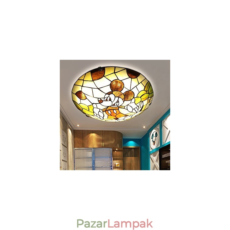 A mediterrán kupola fény édes gyerekeknek Mickey egér kupola lámpa 40 cm átmérőjű