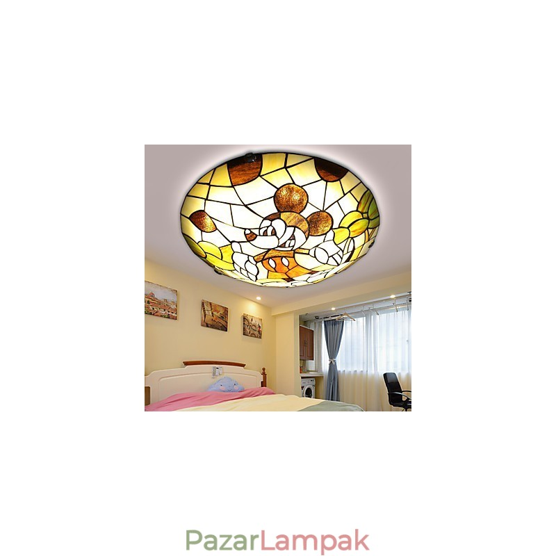 A mediterrán kupola fény édes gyerekeknek Mickey egér kupola lámpa 40 cm átmérőjű
