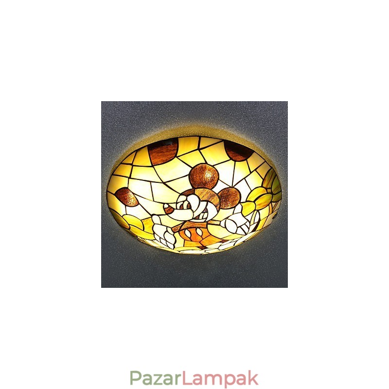 A mediterrán kupola fény édes gyerekeknek Mickey egér kupola lámpa 40 cm átmérőjű