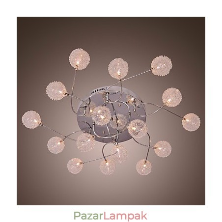 G4 vasba süllyesztett lámpa alumínium ernyőkkel