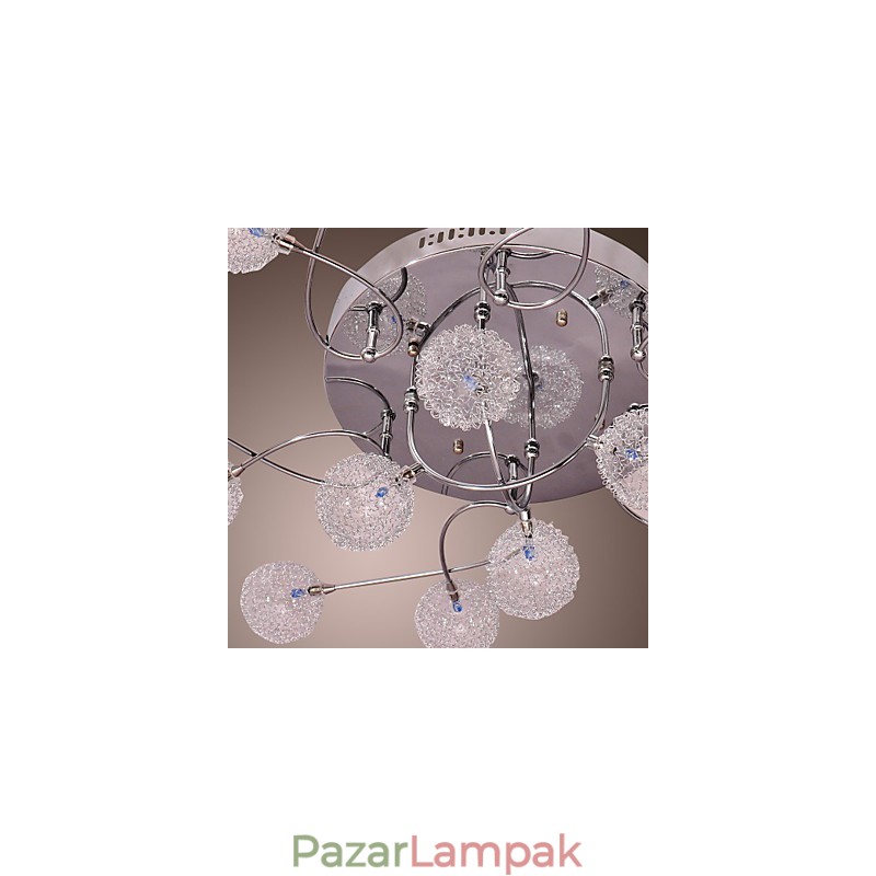 G4 vasba süllyesztett lámpa alumínium ernyőkkel