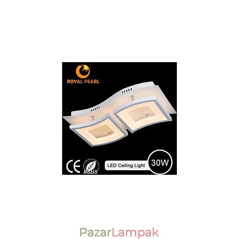 Modern négyzet alakú csillár
