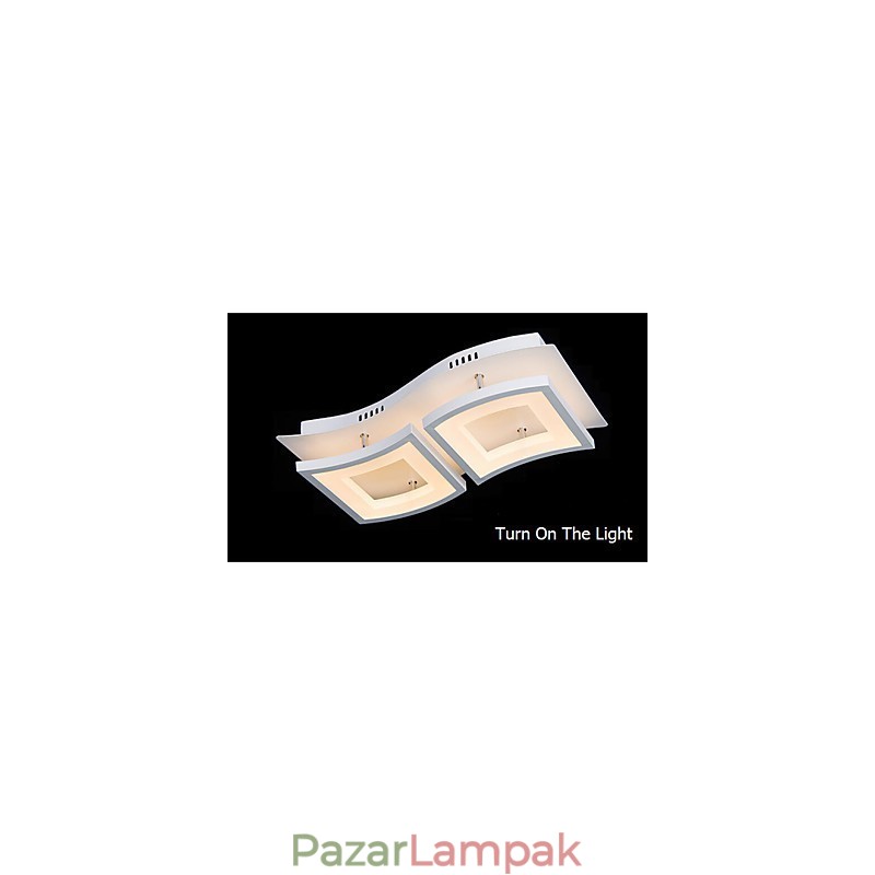 Modern négyzet alakú csillár