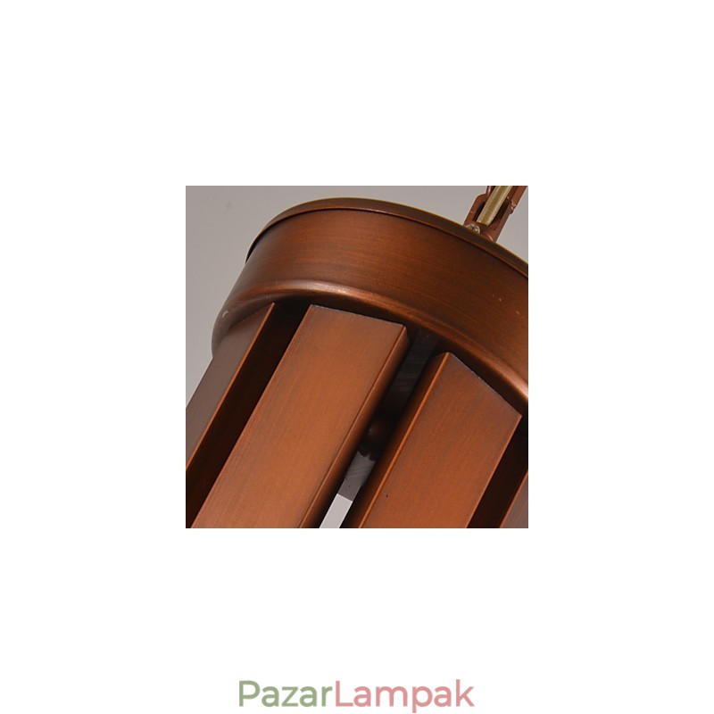 Hagyományos klasszikus Retro mini stílusú festmény fémcsillár