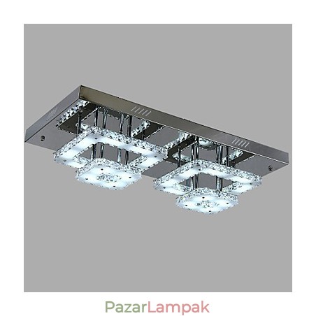 Modern, modern Crystal króm fém süllyesztett tartó Modern, modern Crystal króm fém süllyesztett tartó