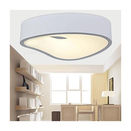 Függeszték 1 Light Modern fehér fém és akril Függeszték 1 Light Modern fehér fém és akril
