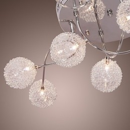 G4 12 light vasba süllyesztett lámpa alumínium ernyőkkel