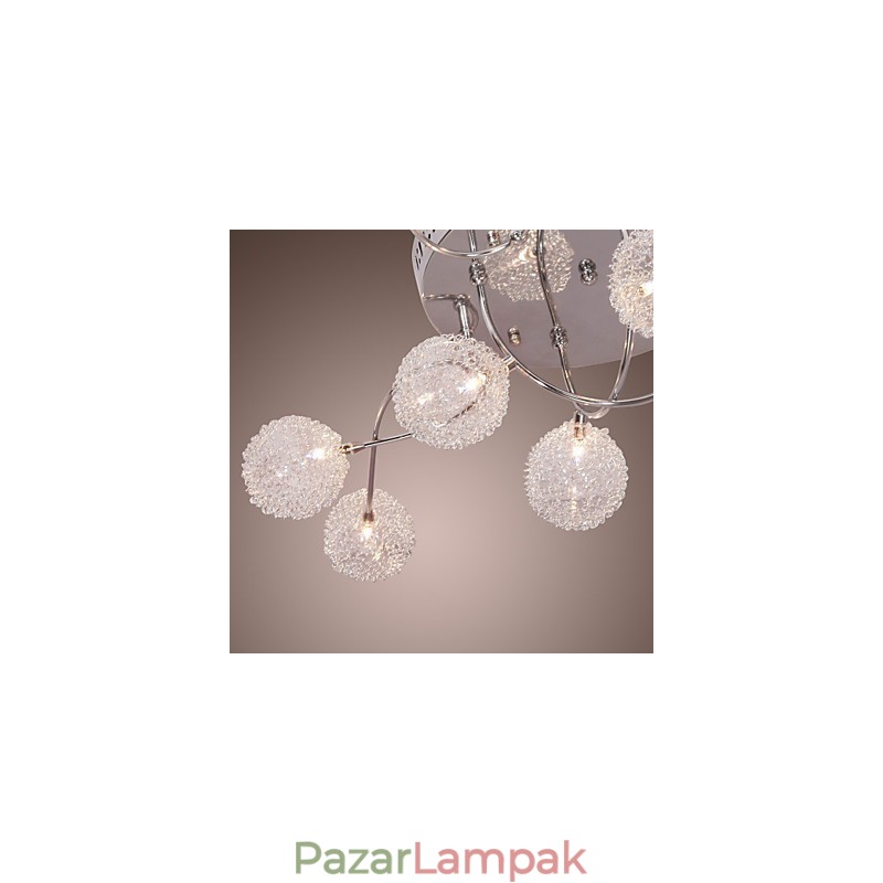 G4 12 light vasba süllyesztett lámpa alumínium ernyőkkel