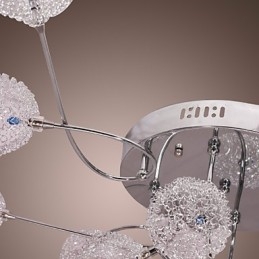 G4 12 light vasba süllyesztett lámpa alumínium ernyőkkel